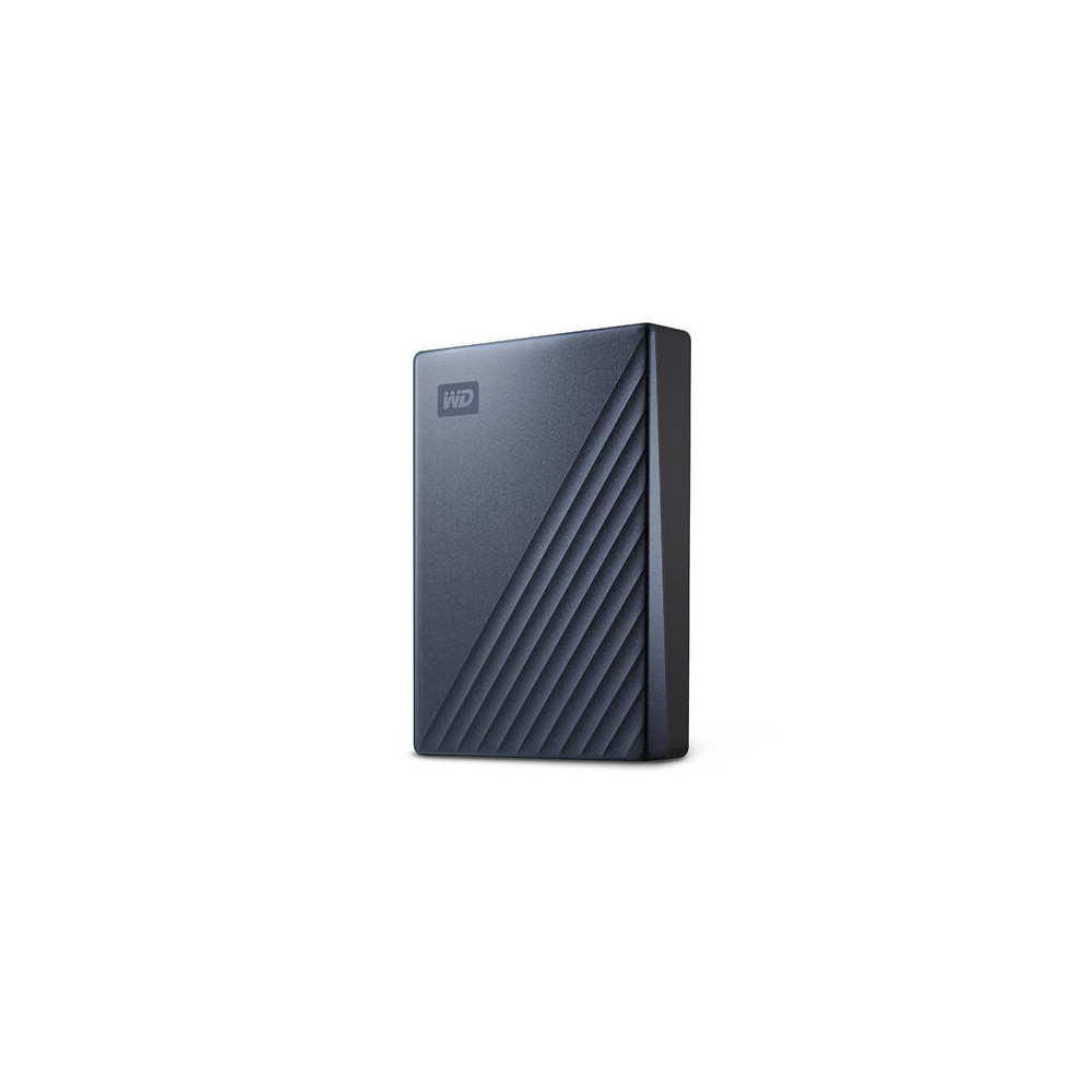 Western Digital WDBFTM0040BBL-WESN disque dur externe 4 To USB Type-C 3.2 Gen 1 (3.1 Gen 1) Noir, Bleu