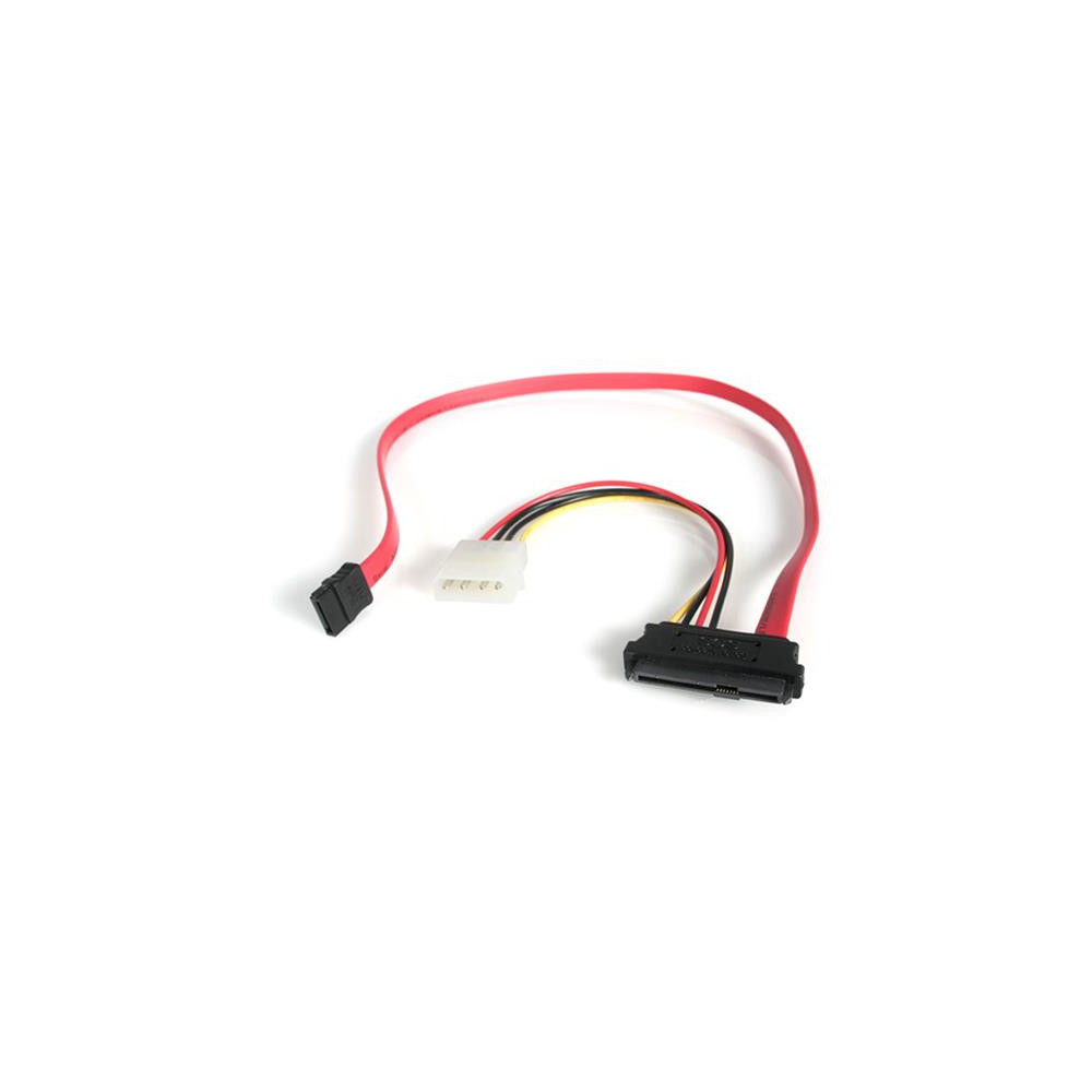 StarTech.com Câble Adaptateur SAS SFF 8482 vers SATA avec Alimentation LP4 - 46 cm