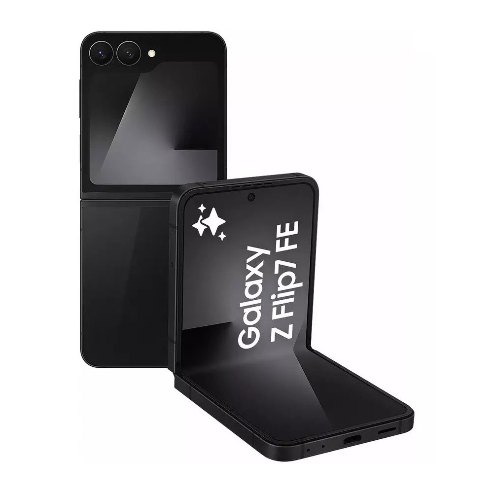 Samsung Galaxy Z Flip7 FE 17 cm (6.7") Double SIM Android 16.0 5G USB Type-C 8 Go 128 Go 4000 mAh Noir Samsung Galaxy Z Flip7 FE 17 cm (6.7") Double SIM Android 16.0 5G USB Type-C 8 Go 128 Go 4000 mAh Noir