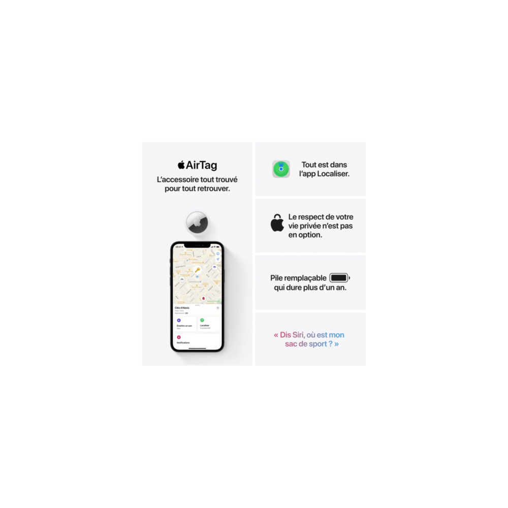 Apple AirTag 1er-Pack | ECP Grossiste informatique