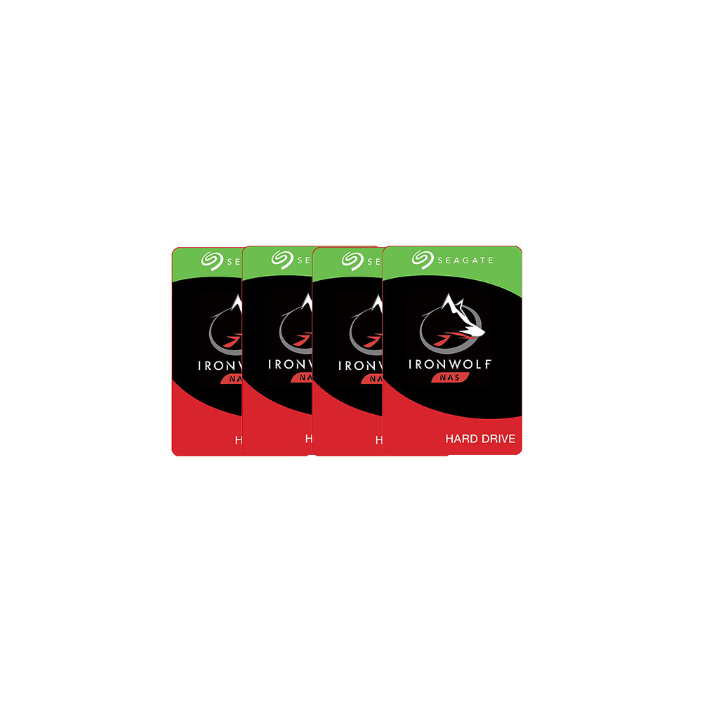 Bundle Asustor AS5304T 4Go NAS 32To (4x 8To) IronWolf