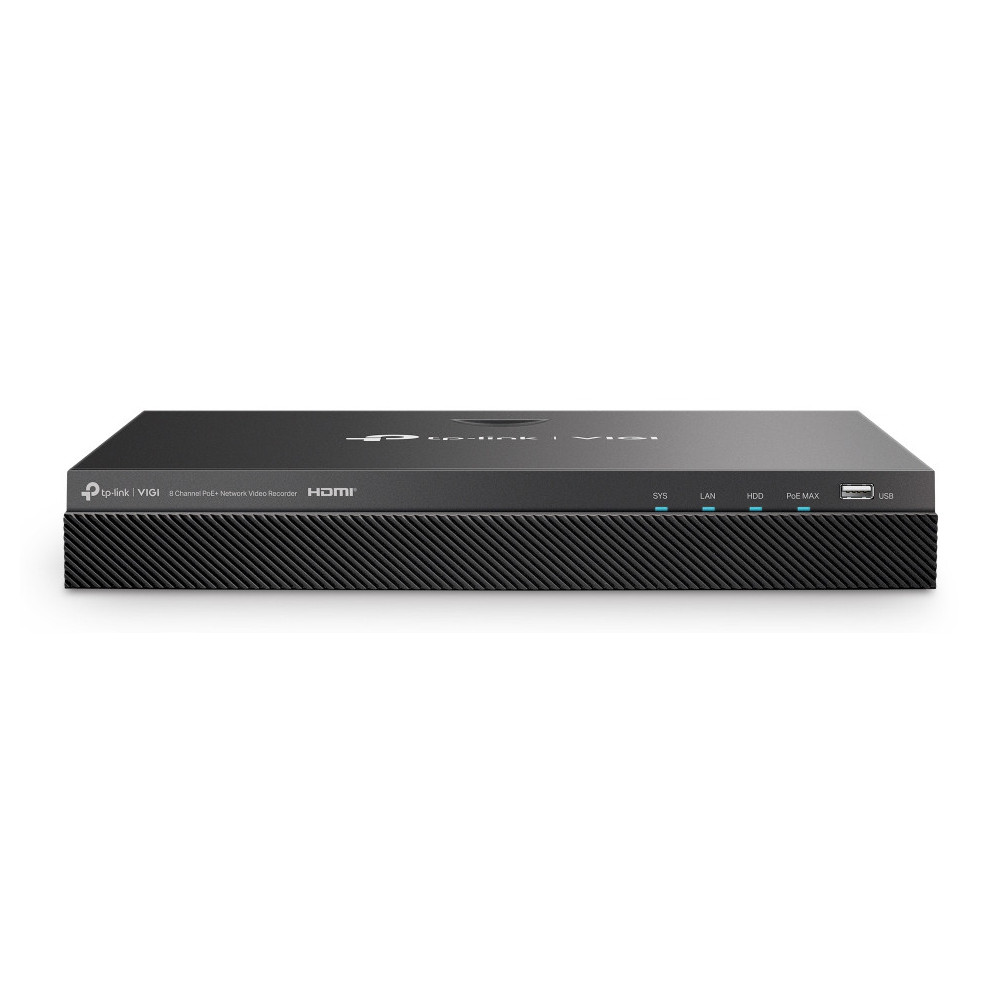 TP-Link VIGI NVR2008H-8MP-2TB Enregistreur vidéo sur réseau Noir TP-Link VIGI NVR2008H-8MP-2TB Enregistreur vidéo sur réseau Noir