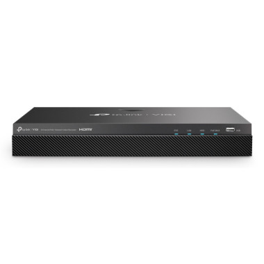 TP-Link VIGI NVR2008H-8MP-2TB Enregistreur vidéo sur réseau Noir