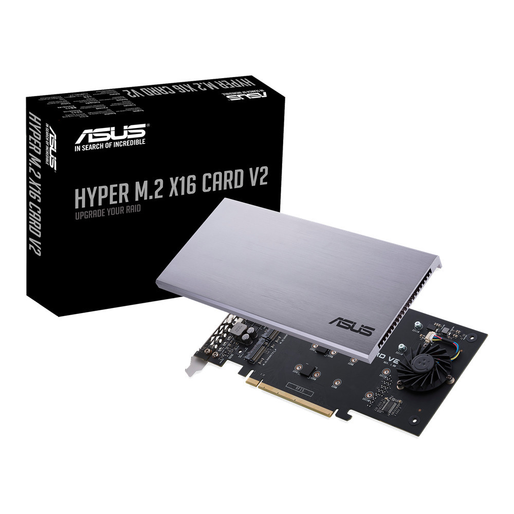 ASUS HYPER M.2 X16 CARD V2 carte et adaptateur d'interfaces Interne