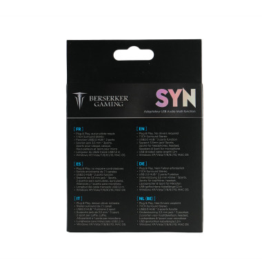 ADAPT. GAMING SYN USB SON 7.1 EXTERNE MULTIPORTS,compatible PC, Playstation 4 | ECP Grossiste informatique