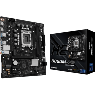 Asrock B860M-H2 - Carte mère MATX - Intel LGA 1851 - 2x DDR5 - 2x HDMI | ECP Grossiste informatique