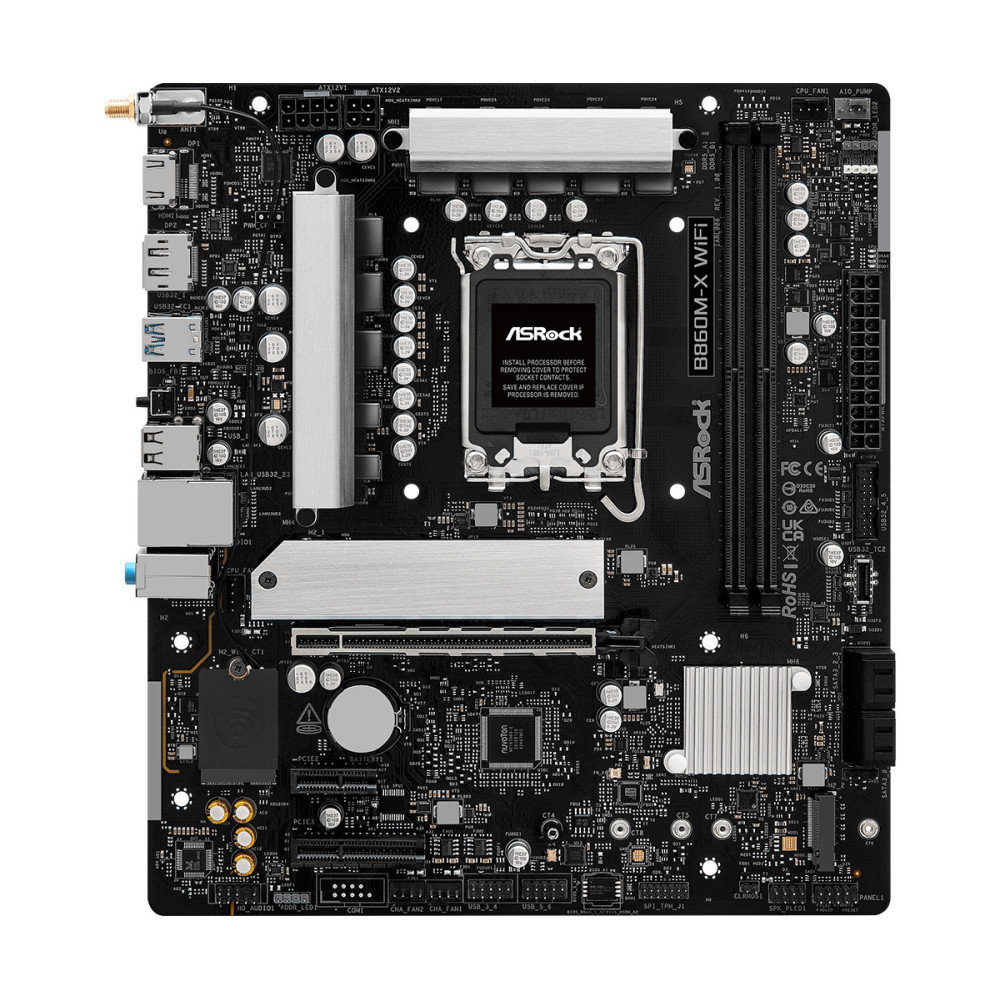 Asrock B860M-X WiFi Intel B860 LGA 1851 (Socket V1) micro ATX Asrock B860M-X WiFi Intel B860 LGA 1851 (Socket V1) micro ATX