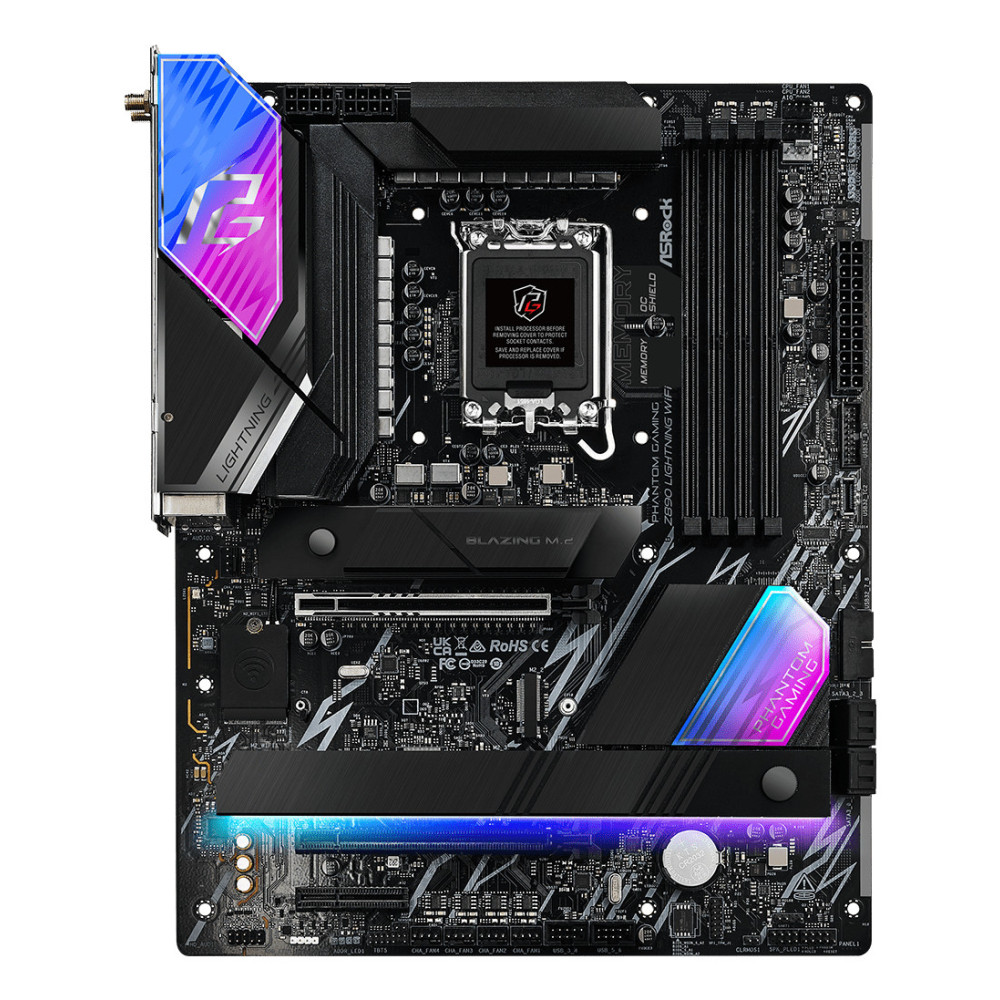 Asrock Z890 Lightning WiFi Intel Z890 LGA 1851 (Socket V1) ATX Asrock Z890 Lightning WiFi Intel Z890 LGA 1851 (Socket V1) ATX