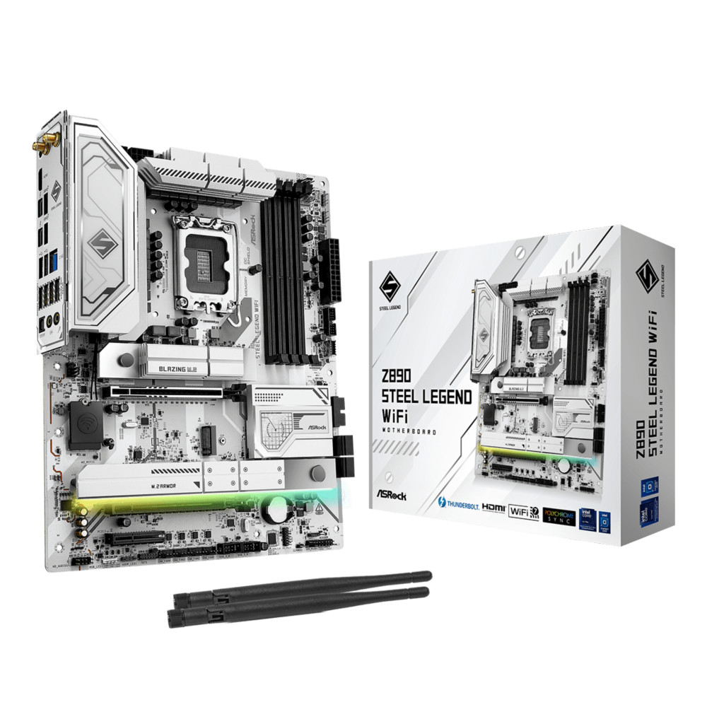 Asrock Z890 Steel Legend WiFi Intel Z890 LGA 1851 (Socket V1) ATX