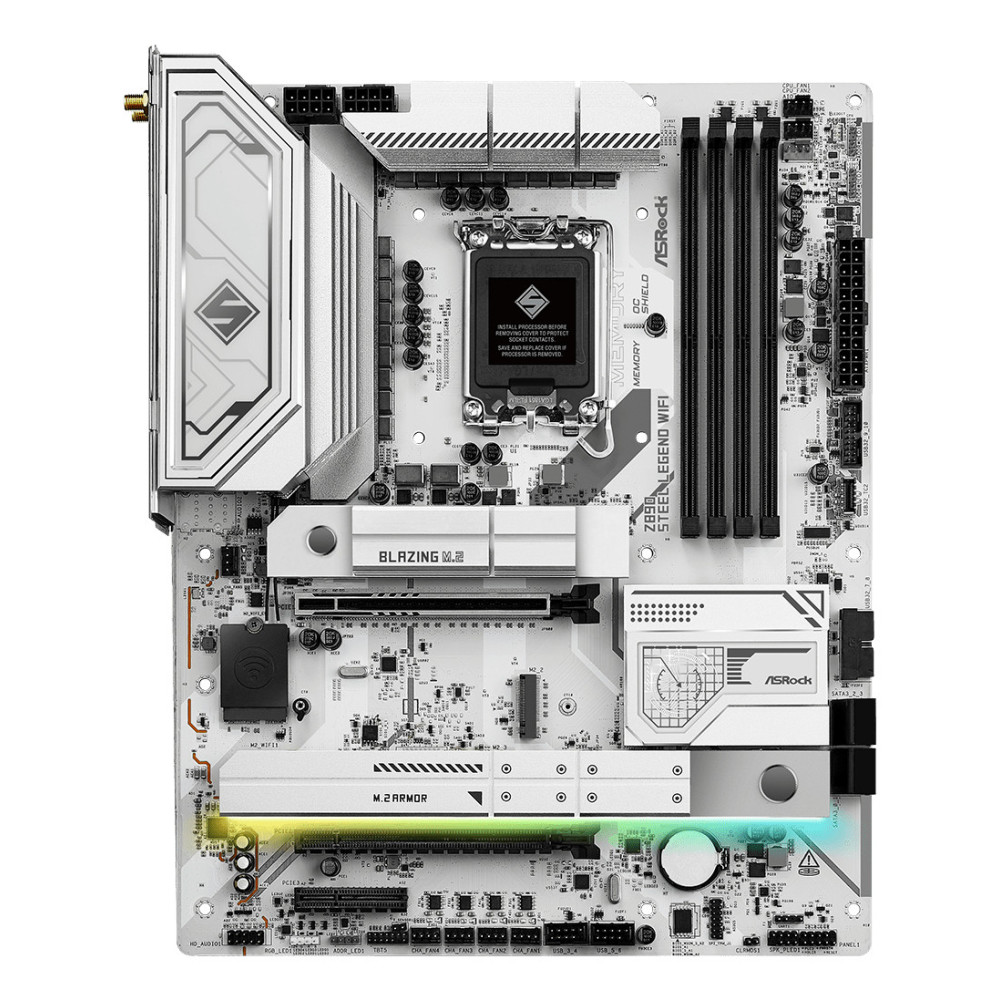 Asrock Z890 Steel Legend WiFi Intel Z890 LGA 1851 (Socket V1) ATX Asrock Z890 Steel Legend WiFi Intel Z890 LGA 1851 (Socket V1) ATX