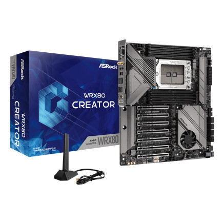 Asrock WRX80 CREATOR R2.0 AMD WRX80 Emplacement sWRX8 ATX étendu