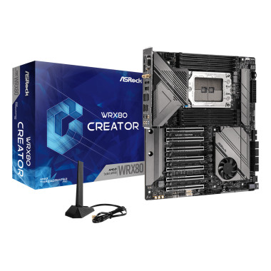Asrock WRX80 CREATOR R2.0 AMD WRX80 Emplacement sWRX8 ATX étendu