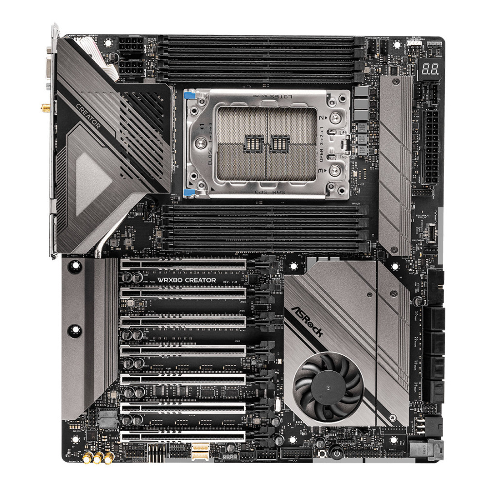 Asrock WRX80 CREATOR R2.0 AMD WRX80 Emplacement sWRX8 ATX étendu