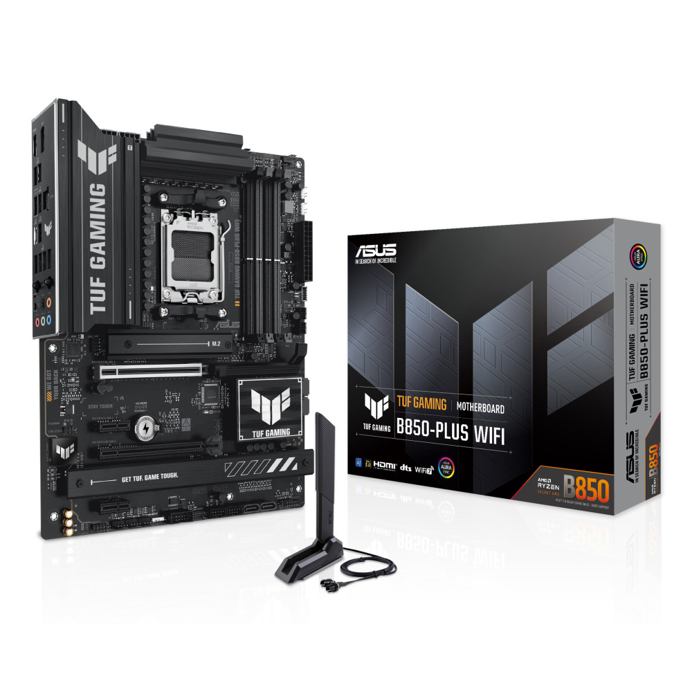 ASUS TUF GAMING B850-PLUS WIFI AMD B850 Emplacement AM5 ATX ASUS TUF GAMING B850-PLUS WIFI AMD B850 Emplacement AM5 ATX