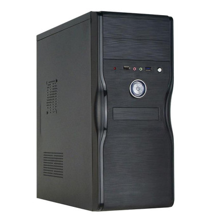 HKC S1 Plus USB 3.0 - Boitier Moyen Tour -  alimentation 430 W - ATX - MATX - Noir