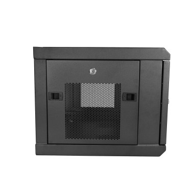 StarTech.com Armoire Réseau Murale à 2 Montants 6U avec Étagère 1U, Armoire Serveur Murale 19" à Charnières pour Équipement