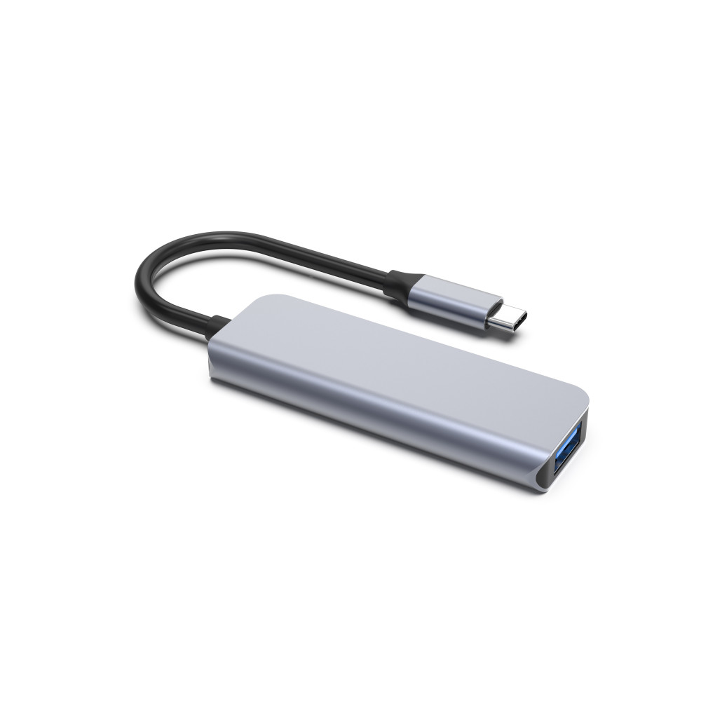 DLH Hub USB-C (M) avec 4 ports USB-A (F)