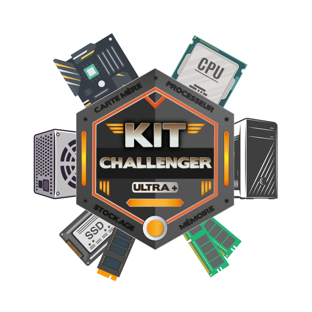 KIT Challenger ULTRA PLUS - Carte mère B860 GAMING X WIFI6E + CPU Intel ULTRA 5 245KF + RAM DDR5-60 | ECP Grossiste informatique KIT Challenger ULTRA PLUS - Carte mère B860 GAMING X WIFI6E + CPU Intel ULTRA 5 245KF + RAM DDR5-60 | ECP Grossiste informatique