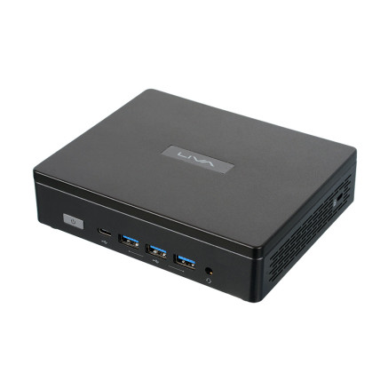 ECS EliteGroup LIVA Z5 PLUS - Mini PC Barebone - CPU Intel Core i5-1335U - 2x DDR4 - M.2 - 2x HDMI - DisplayPort - Wifi - Noir