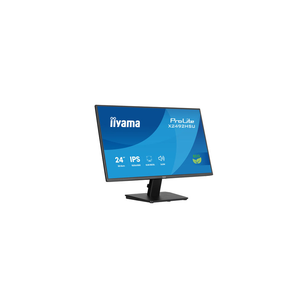IIYAMA X2492HSU-B1 (ProLite) - 24p IPS FHD 3ms 350cd/m² , HDMI-DP, 2USB 2x2W Noir | ECP Grossiste informatique