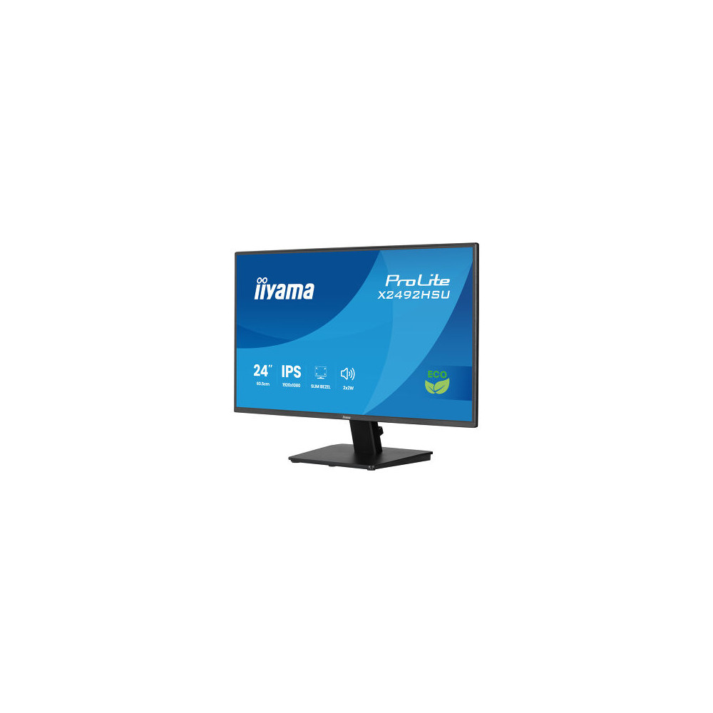 IIYAMA X2492HSU-B1 (ProLite) - 24p IPS FHD 3ms 350cd/m² , HDMI-DP, 2USB 2x2W Noir | ECP Grossiste informatique