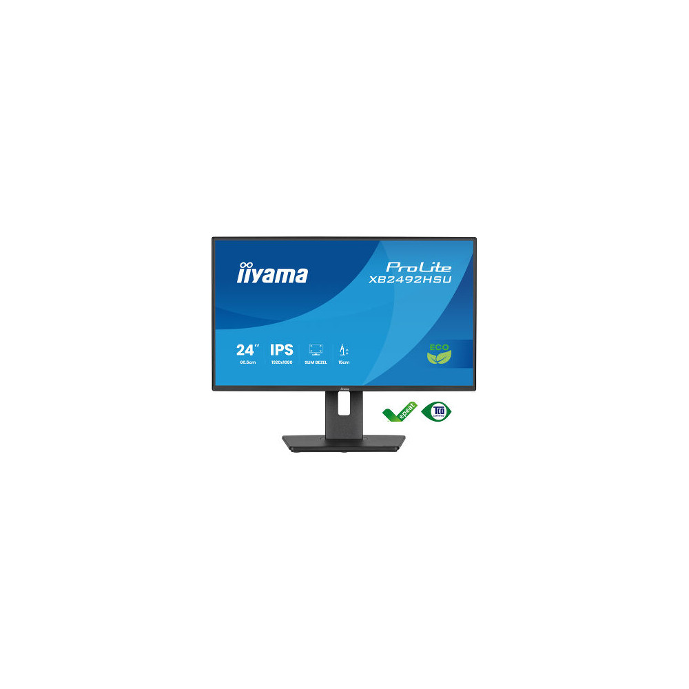 IIYAMA XB2492HSU-B1 (ProLite) - 24p IPS FHD 3ms 350cd/m² , HDMI-DP, 2USB 2x2W Réglable Noir | ECP Grossiste informatique IIYAMA XB2492HSU-B1 (ProLite) - 24p IPS FHD 3ms 350cd/m² , HDMI-DP, 2USB 2x2W Réglable Noir | ECP Grossiste informatique