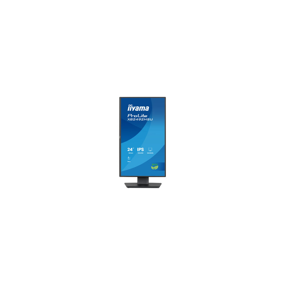 IIYAMA XB2492HSU-B1 (ProLite) - 24p IPS FHD 3ms 350cd/m² , HDMI-DP, 2USB 2x2W Réglable Noir | ECP Grossiste informatique