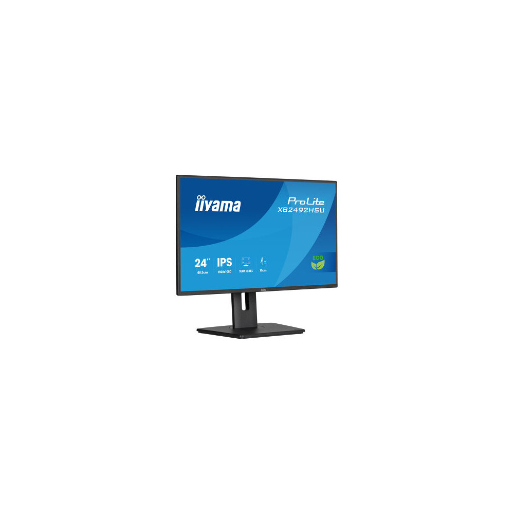IIYAMA XB2492HSU-B1 (ProLite) - 24p IPS FHD 3ms 350cd/m² , HDMI-DP, 2USB 2x2W Réglable Noir | ECP Grossiste informatique