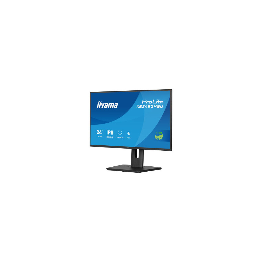 IIYAMA XB2492HSU-B1 (ProLite) - 24p IPS FHD 3ms 350cd/m² , HDMI-DP, 2USB 2x2W Réglable Noir | ECP Grossiste informatique