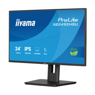 IIYAMA XB2492HSU-B1 (ProLite) - 24p IPS FHD 3ms 350cd/m² , HDMI-DP, 2USB 2x2W Réglable Noir | ECP Grossiste informatique
