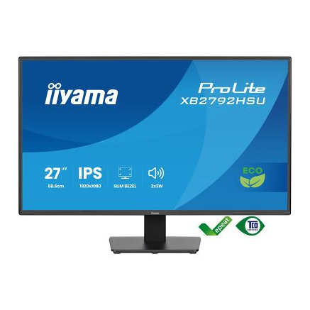 IIYAMA X2792HSU-B1 (ProLite) - 27p IPS FHD 3ms 350cd/m² , HDMI-DP, 2USB 2x2W Noir | ECP Grossiste informatique
