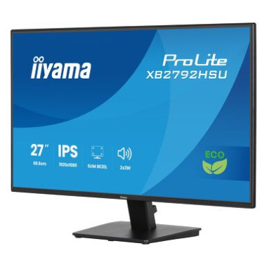 IIYAMA X2792HSU-B1 (ProLite) - 27p IPS FHD 3ms 350cd/m² , HDMI-DP, 2USB 2x2W Noir | ECP Grossiste informatique