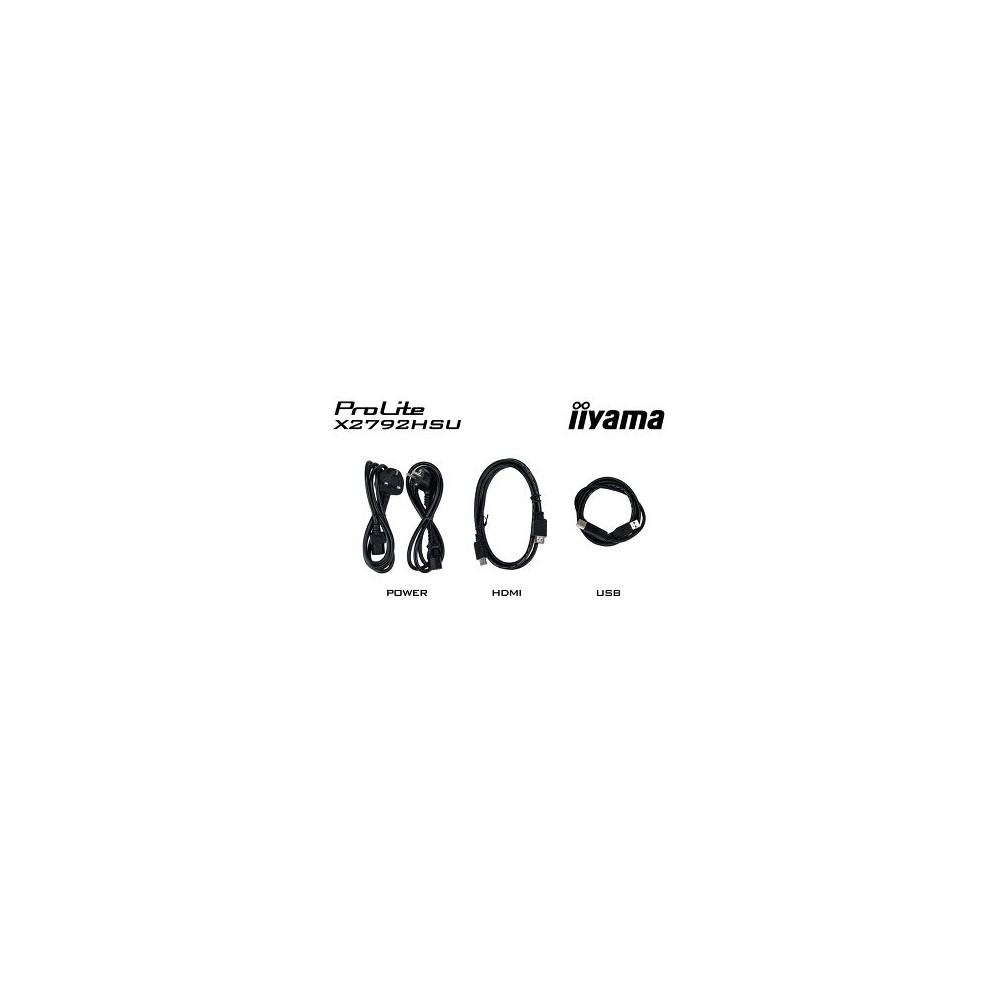 IIYAMA X2792HSU-B1 (ProLite) - 27p IPS FHD 3ms 350cd/m² , HDMI-DP, 2USB 2x2W Noir | ECP Grossiste informatique