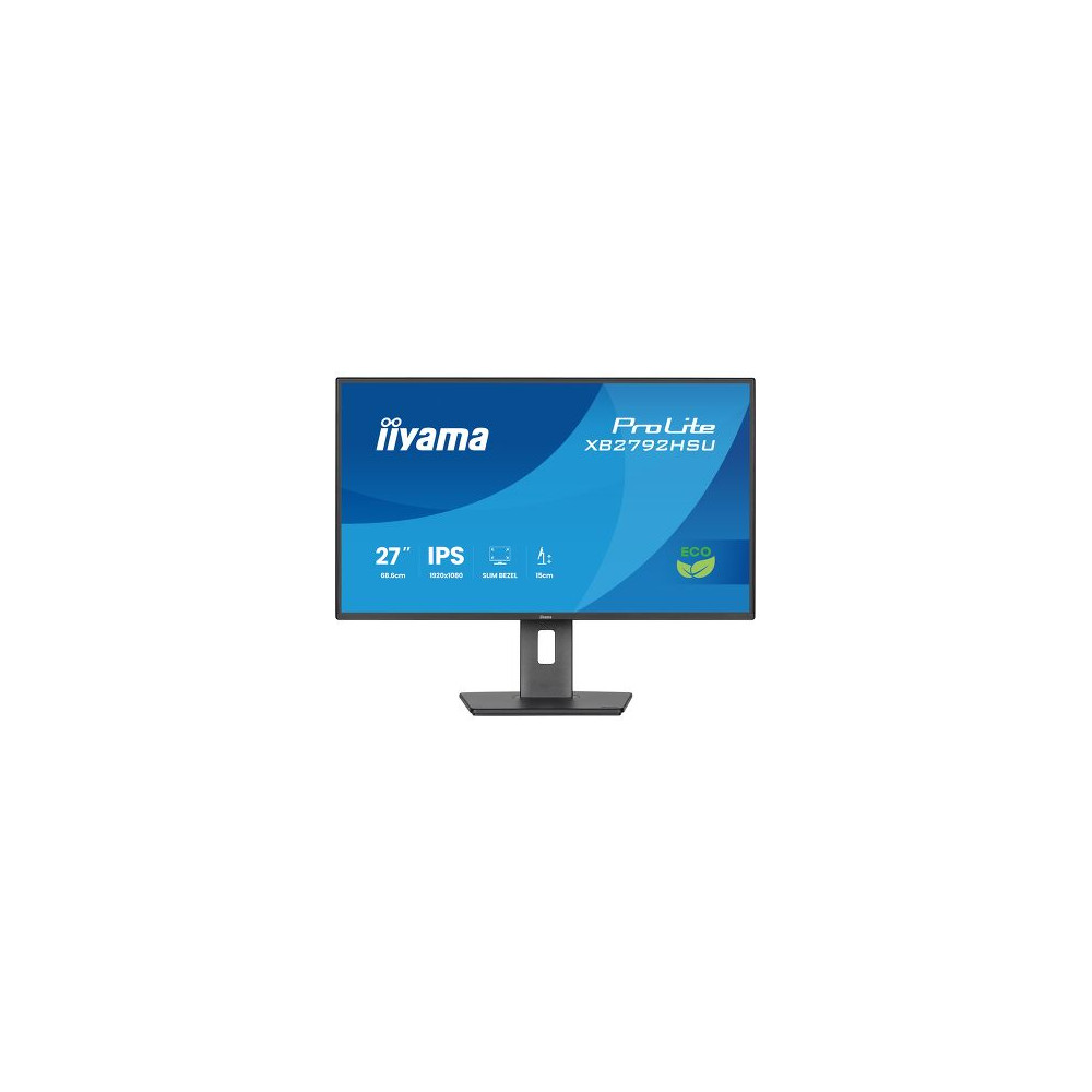 IIYAMA XB2792HSU-B1 (ProLite) - 27p IPS FHD 3ms 350cd/m² , HDMI-DP, 2USB 2x2W Réglable Noir | ECP Grossiste informatique