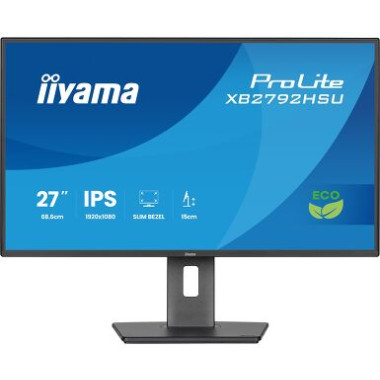 IIYAMA XB2792HSU-B1 (ProLite) - 27p IPS FHD 3ms 350cd/m² , HDMI-DP, 2USB 2x2W Réglable Noir | ECP Grossiste informatique
