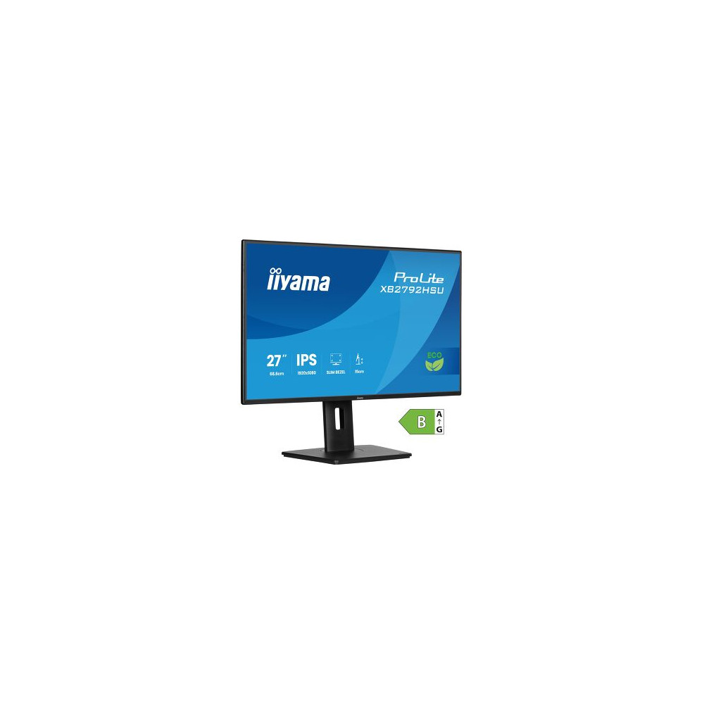 IIYAMA XB2792HSU-B1 (ProLite) - 27p IPS FHD 3ms 350cd/m² , HDMI-DP, 2USB 2x2W Réglable Noir | ECP Grossiste informatique