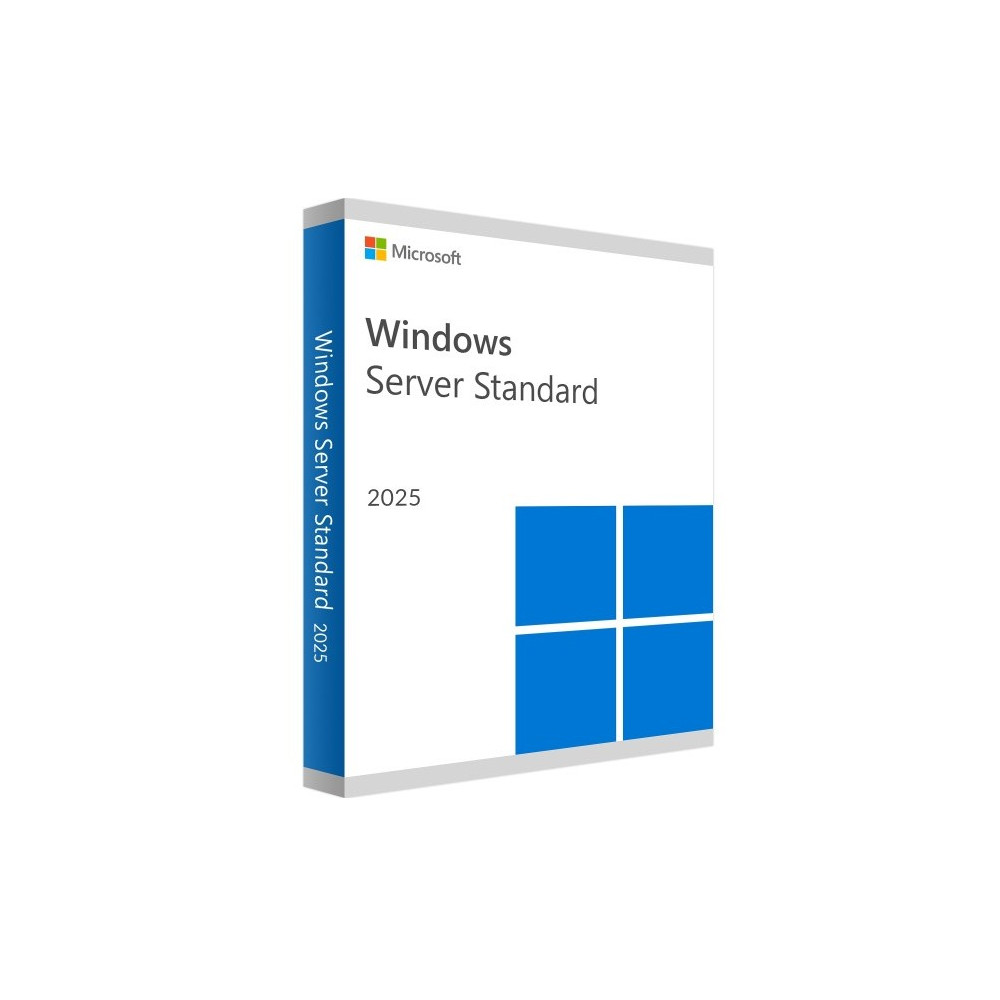 Microsoft Windows Server 2025 Standard - DVD (OEM) - 1 licence - 16 coeurs - Français - Officiel