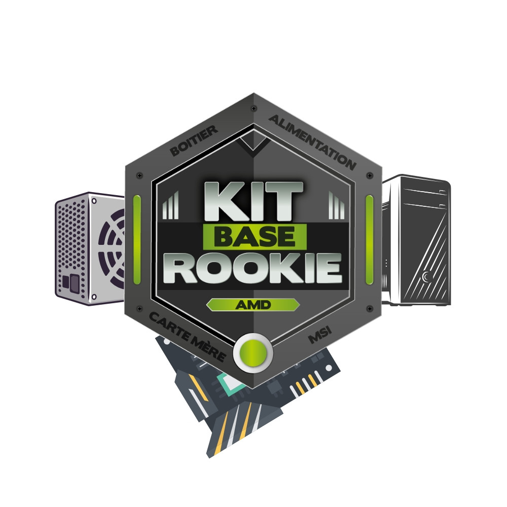 KIT BASE ROOKIE MSI AMD - A520M-A PRO + Pro Shield M100P + MAG A500N-H