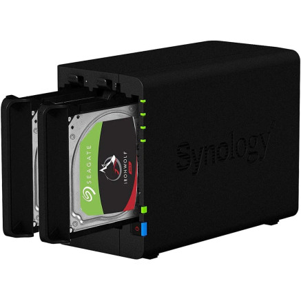 Synology DS224+ 6Go Syno NAS 8To (2x 4To) Seagate IronWolf, Assemble et testé | ECP Grossiste informatique