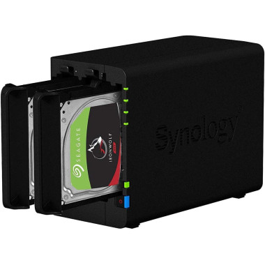 Synology DS224+ 6Go Syno NAS 8To (2x 4To) Seagate IronWolf, Assemble et testé | ECP Grossiste informatique