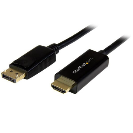StarTech.com Câble DisplayPort vers HDMI 1m - 4K 30Hz - Adaptateur DP vers HDMI - Convertisseur pour Moniteur DP 1.2 à HDMI -