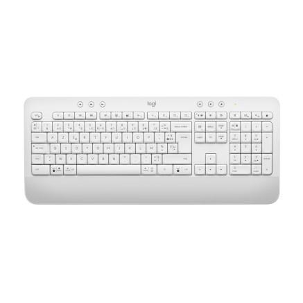 Logitech 920-011023 clavier Souris incluse Bureau Bluetooth AZERTY Français Blanc