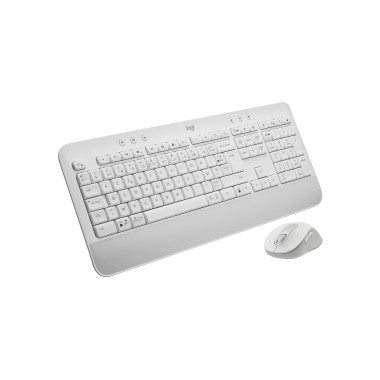 Logitech 920-011023 clavier Souris incluse Bureau Bluetooth AZERTY Français Blanc