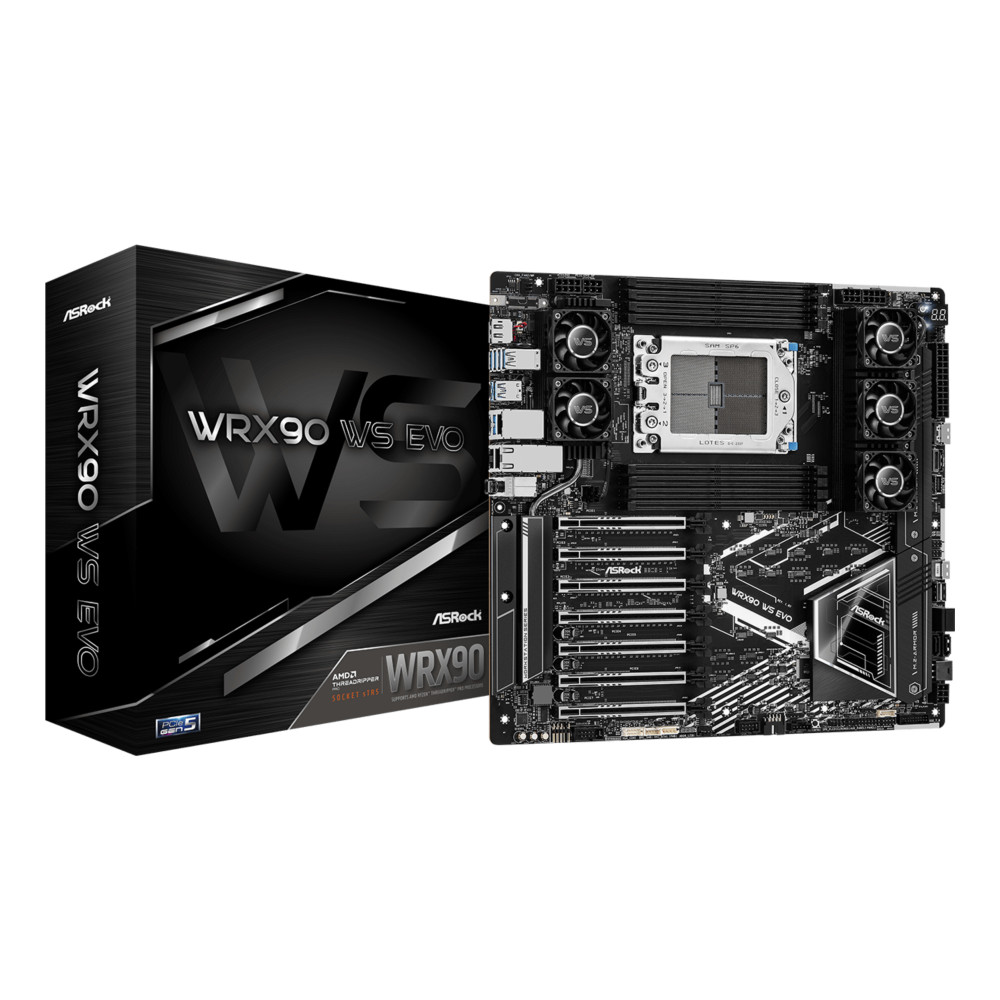 Asrock WRX90 WS EVO carte mère AMD WRX90 Socket sTR5 EEB