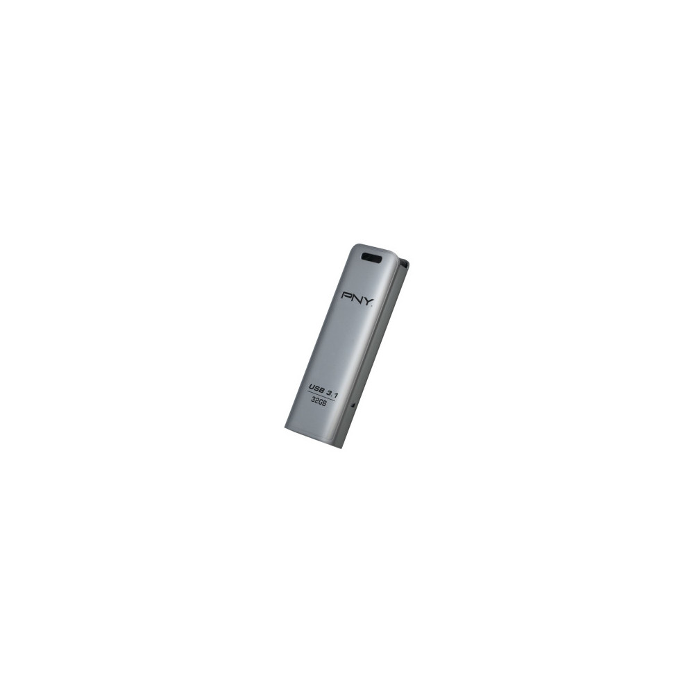 PNY FD32GESTEEL31G-EF lecteur USB flash 32 Go 3.2 Gen 1 (3.1 Gen 1) Acier inoxydable