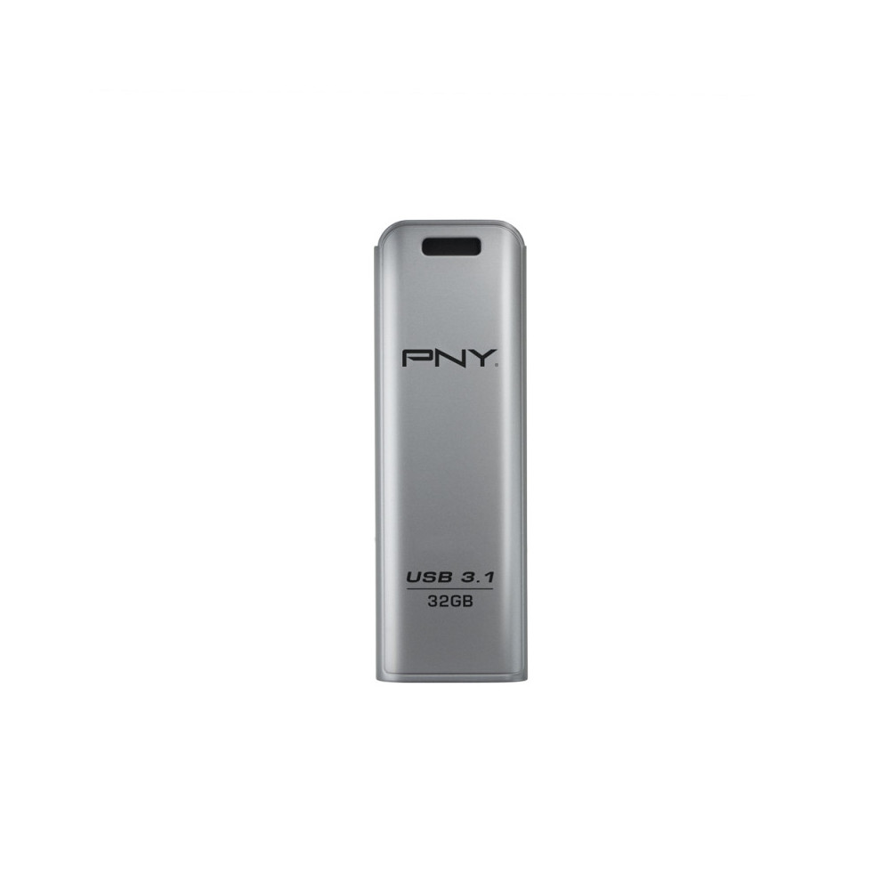 PNY FD32GESTEEL31G-EF lecteur USB flash 32 Go 3.2 Gen 1 (3.1 Gen 1) Acier inoxydable