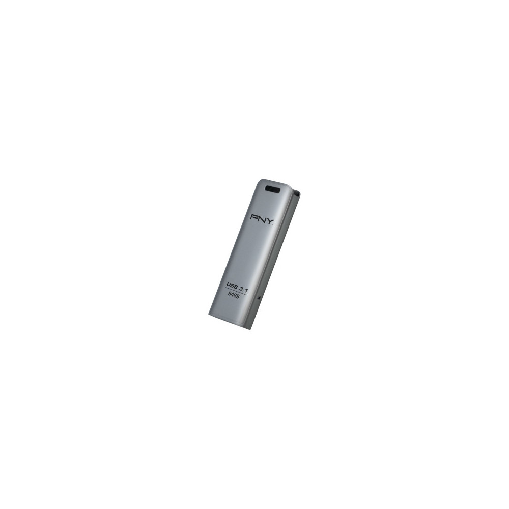 PNY FD64GESTEEL31G-EF lecteur USB flash 64 Go 3.2 Gen 1 (3.1 Gen 1) Acier inoxydable