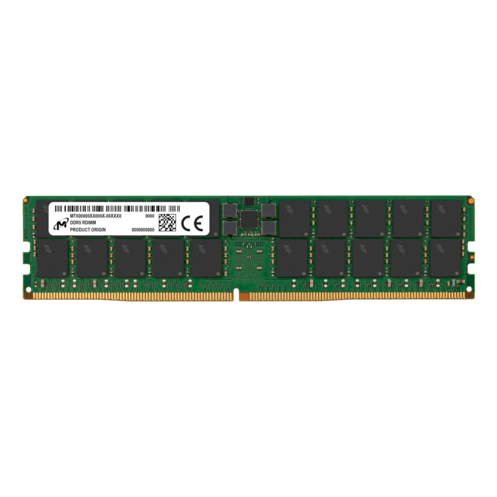 Micron MTC40F2046S1RC56BR module de mémoire 64 Go 1 x 64 Go DDR5 ECC Micron MTC40F2046S1RC56BR module de mémoire 64 Go 1 x 64 Go DDR5 ECC