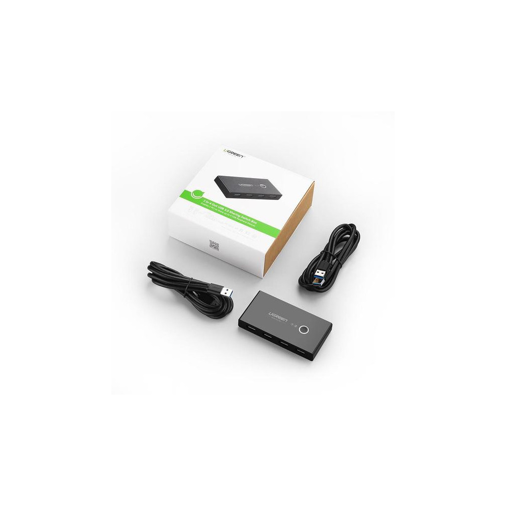 Ugreen 30768 hub & concentrateur USB 3.2 Gen 1 (3.1 Gen 1) Type-A 5000 Mbit s Noir