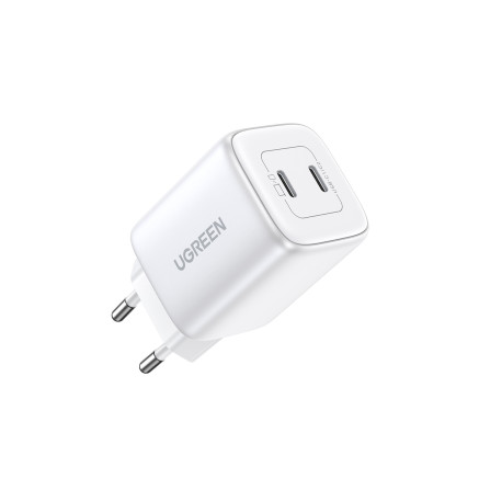 Ugreen 15327 chargeur d'appareils mobiles Universel Blanc Secteur Charge rapide Intérieure